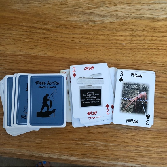 Deck of Cards - Fishermen’s Reel Action Hookin & Cooking cards - great graphics - Picture 3 of 9